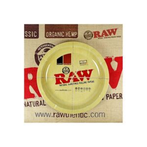 Raw Metal Tray Round 30cm