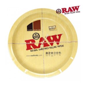 Raw Metal Tray Round 30cm