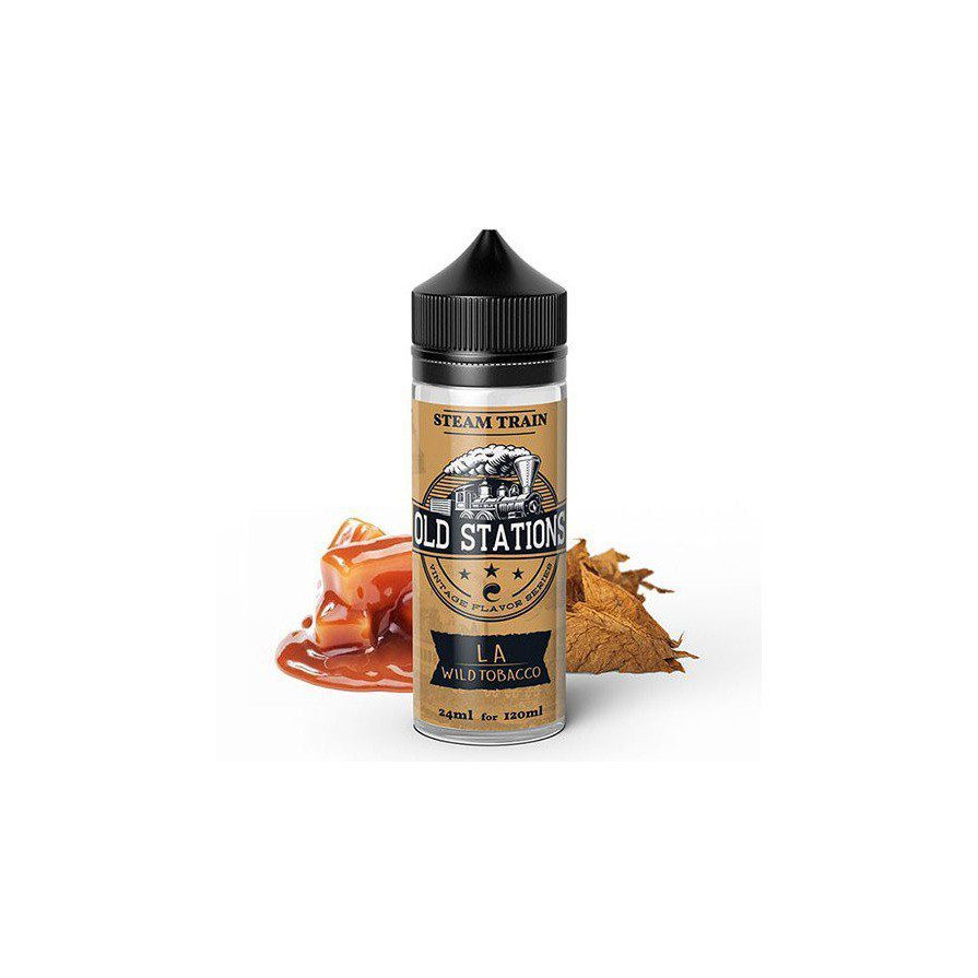 SteamTrain - Old Stations - LA Wild Tobacco 120ml Flavour Shot SteamTrain - Old Stations - LA Wild Tobacco 120ml Flavour Shot