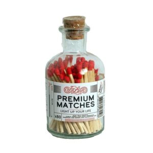 Prof Premium Matches 6.5cm 80τμχ Red