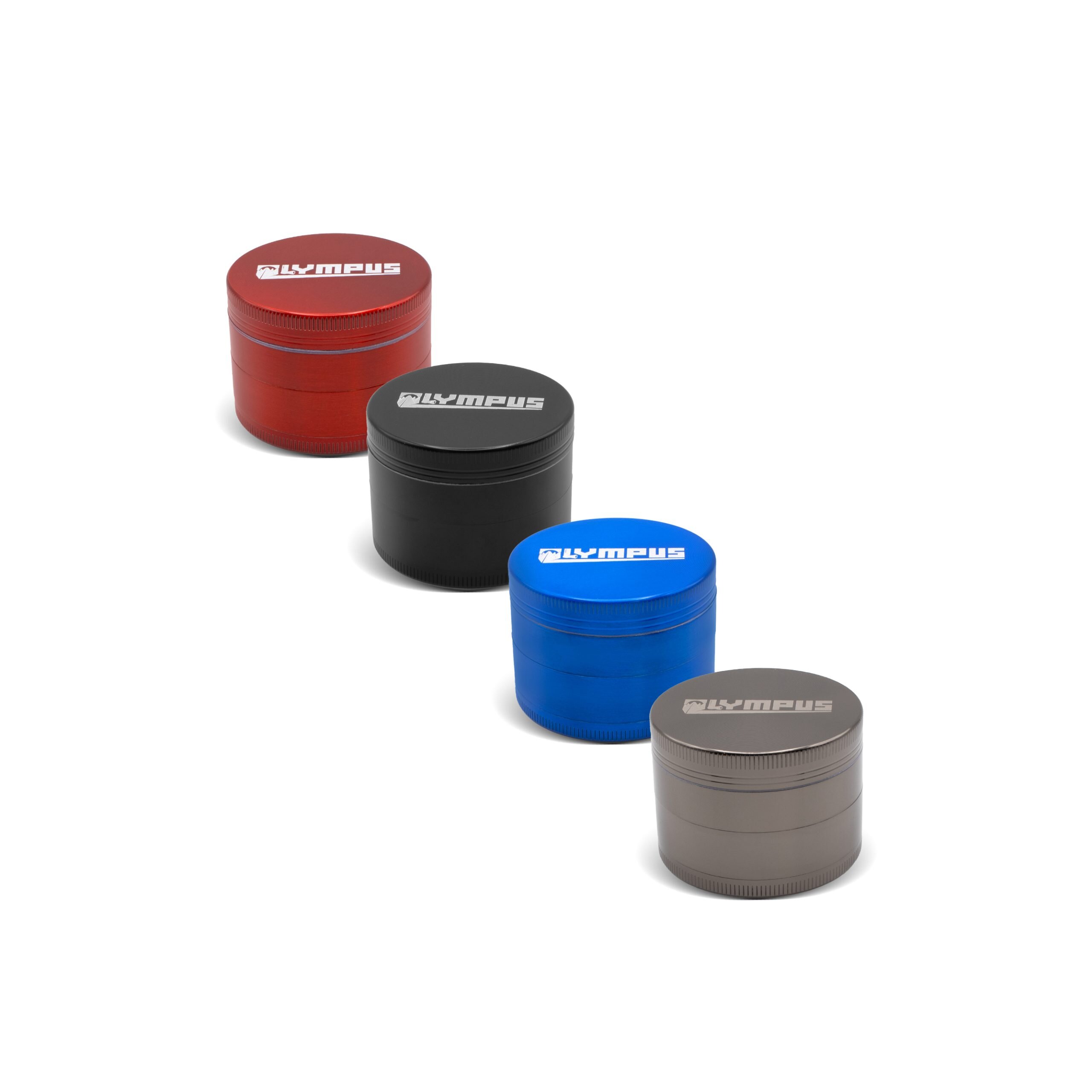 OLYMPUS® Μεταλλικό Grinder Τρίφτης Καπνού Drum 4μέρη 50mm