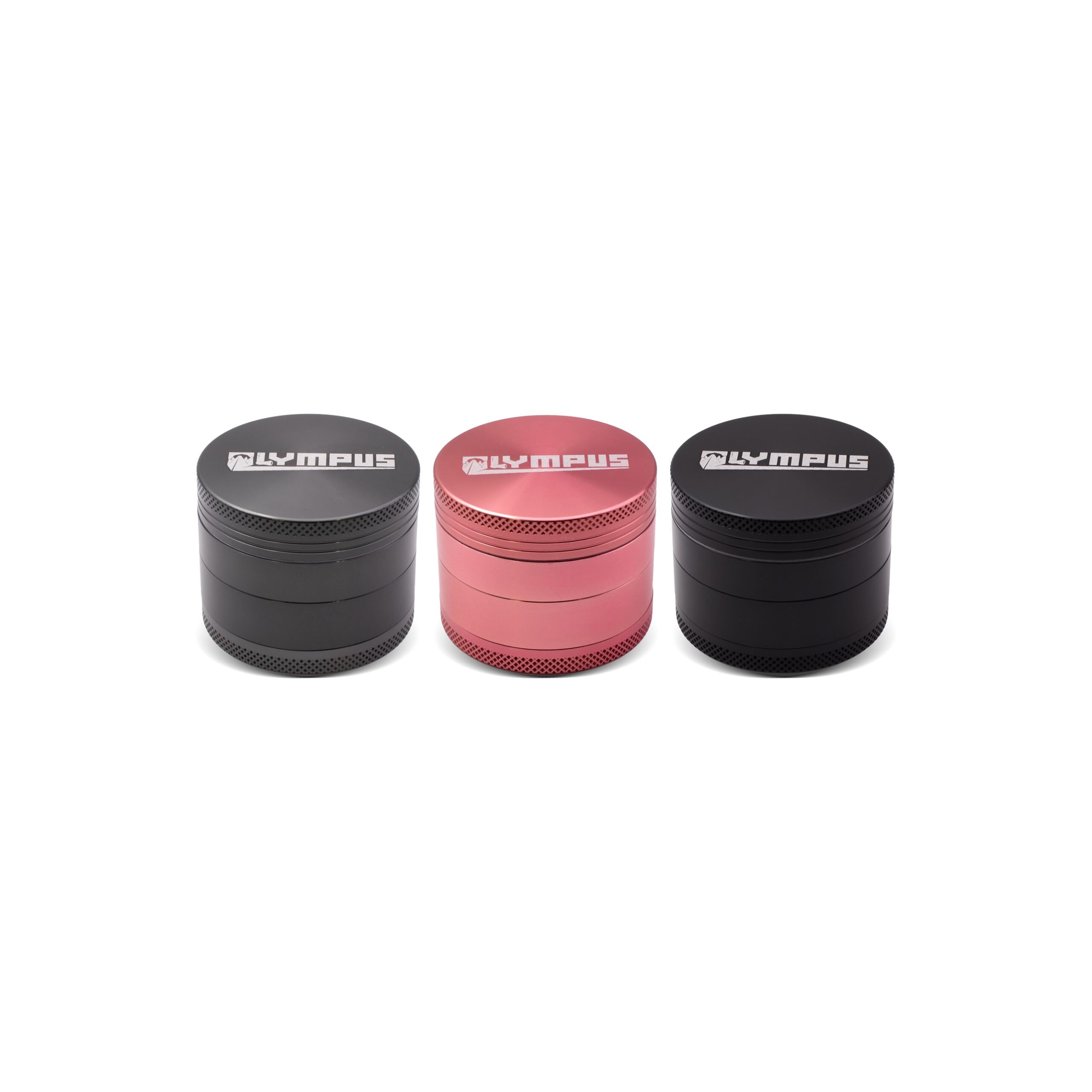 OLYMPUS® Grinder Τρίφτης Καπνού Αλουμινίου Shiny 4μέρη 50mm
